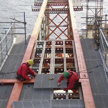 Применение ячеистых решеток в морской отрасли